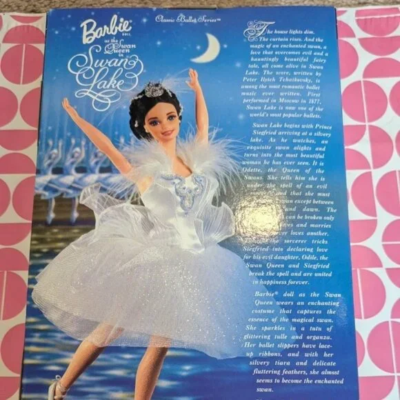 The Swan Queen Barbie Swan Lake Doll Classic Ballet Series Collector 1997 Mattel - Picture 10 of 11